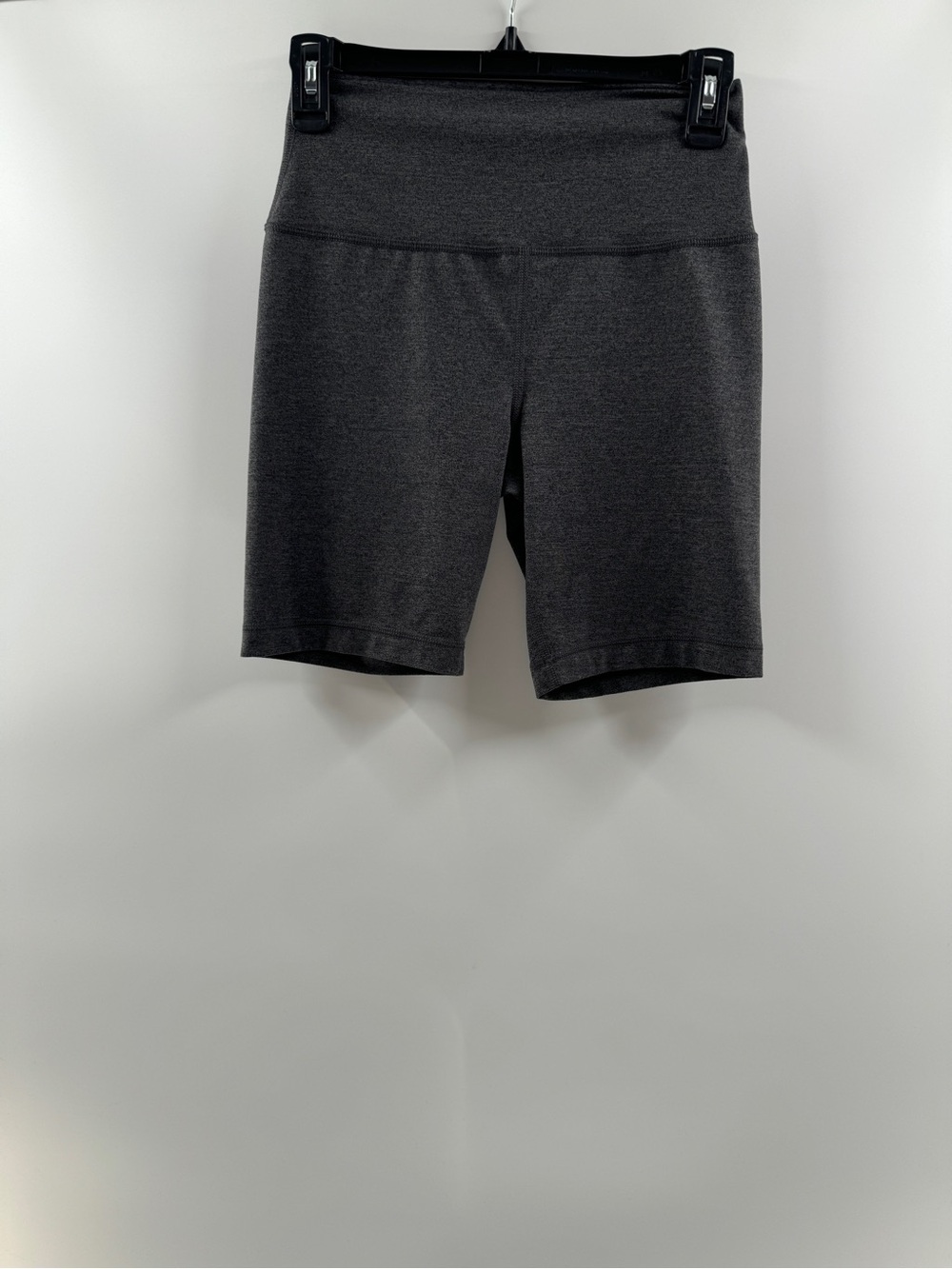 Quince Ultra-Soft 7" Bike Shorts Women's Medium Heather Charcoal High Rise